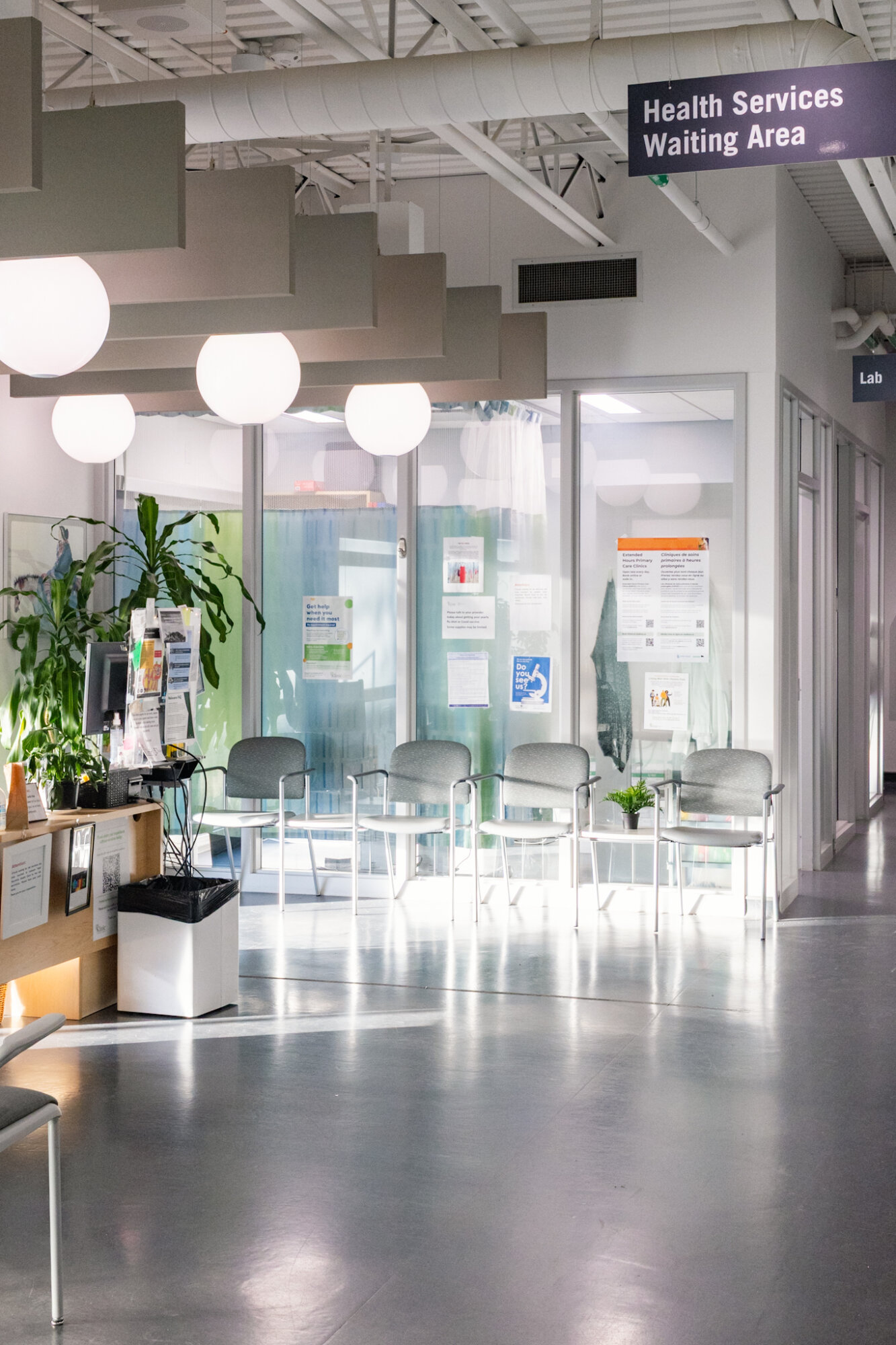 Klinic's waiting room.